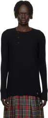 Vivienne Westwood Black Sweater With Cashmere Blend In Black
