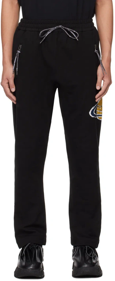 Vivienne Westwood Black Time Machine Sweatpants In Ss24-n401