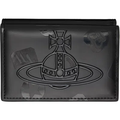 Vivienne Westwood Black Trifold Wallet
