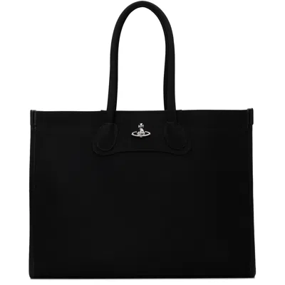 Vivienne Westwood Black Troy Tote
