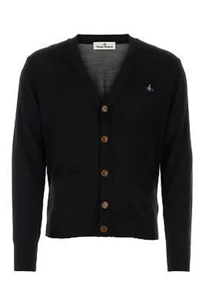 Pre-owned Vivienne Westwood Black Virgin Wool Cardigan