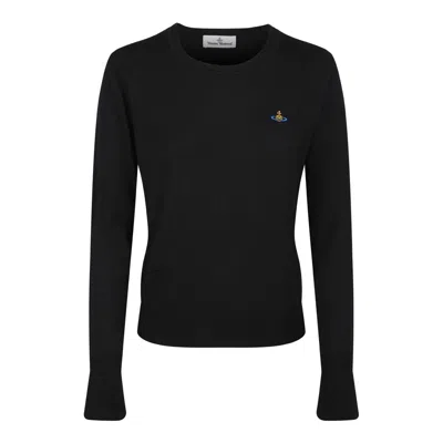 Vivienne Westwood Black Virgin Wool Sweaters