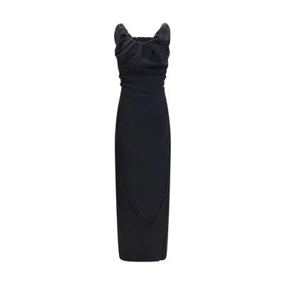 Vivienne Westwood Black Viscose Casual Dress