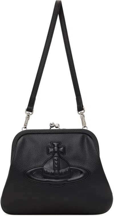 Vivienne Westwood Black Vivienne Bag In Aw24-n403