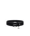 Vivienne Westwood Black Wide Alex Charm Belt In Black