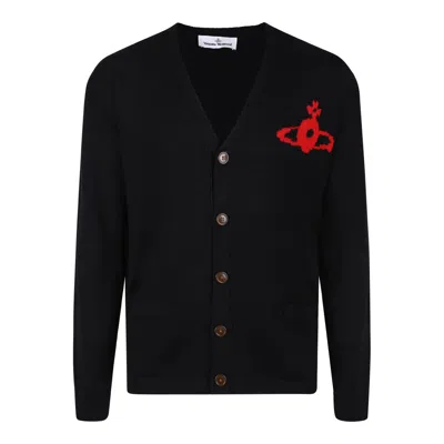 Vivienne Westwood Black Wool Alex Cardigan