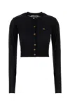 Vivienne Westwood Orb-embroidered Cropped Cardigan