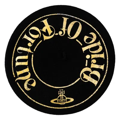 Pre-owned Vivienne Westwood Black Wool 'bride Of Fortune' Beret, Ss 1988
