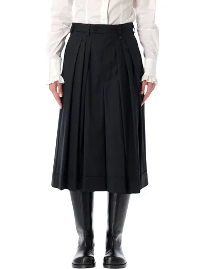 VIVIENNE WESTWOOD VIVIENNE WESTWOOD BLACK WOOL CULOTTE PANTS