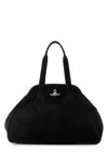 Vivienne Westwood Large Yasmine Shoulder Bag With Top Handles In Black