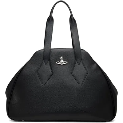 Vivienne Westwood Black Yasmine Large Tote In N403 Black