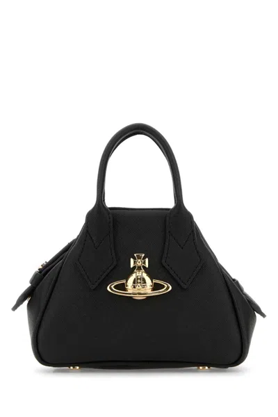 Vivienne Westwood Black Yasmine Mini Satchel
