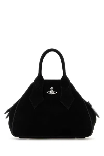 Vivienne Westwood Black Yasmine Small Satchel