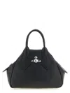 Vivienne Westwood Triangular Silhouette Leather Tote Bag In Black