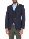 Vivienne Westwood Blue Pure Virgin Wool Jacket In Azul