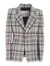 Vivienne Westwood Lou Lou Jacket In Green And Beige In Beis