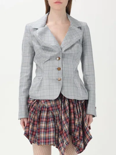 VIVIENNE WESTWOOD BLAZER VIVIENNE WESTWOOD WOMAN COLOR RED,G60447014