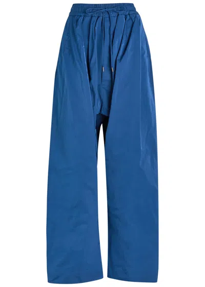 Vivienne Westwood Blimp Taffeta Trousers In Blue