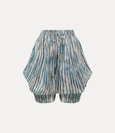 Vivienne Westwood Bloomers Printed Oxford Shirt Painted-stripes 42 Women
