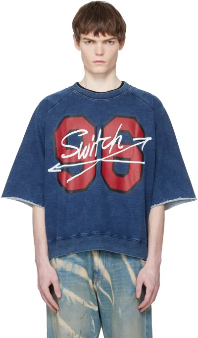 Vivienne Westwood Blue 96 Switch S/s Raglan Sweatshirt