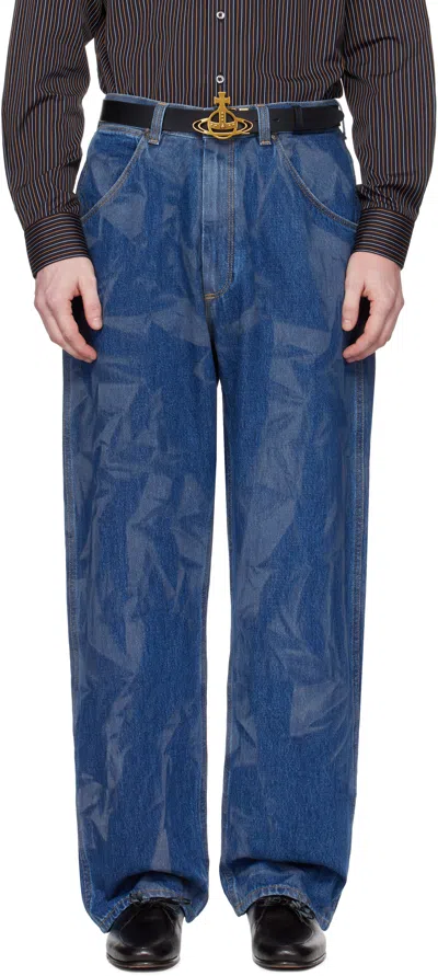 Vivienne Westwood Blue Baggy Jeans