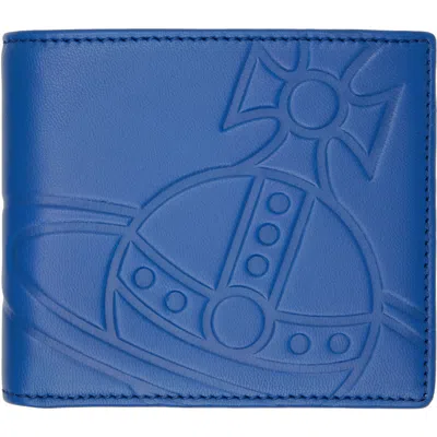 Vivienne Westwood Blue Billfold Wallet