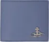 Vivienne Westwood Blue Billfold Wallet In Ss25-k404