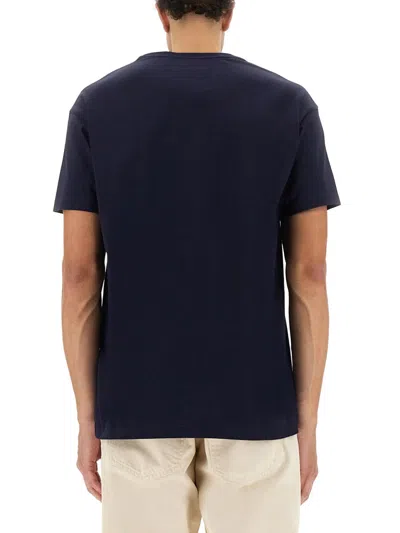 Vivienne Westwood Blue Cotton Polo Shirts In Black