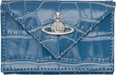 Vivienne Westwood Blue Envelope Billfold Wallet