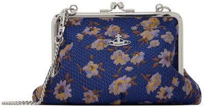 Vivienne Westwood Blue Granny Frame Bag In K401 Blue