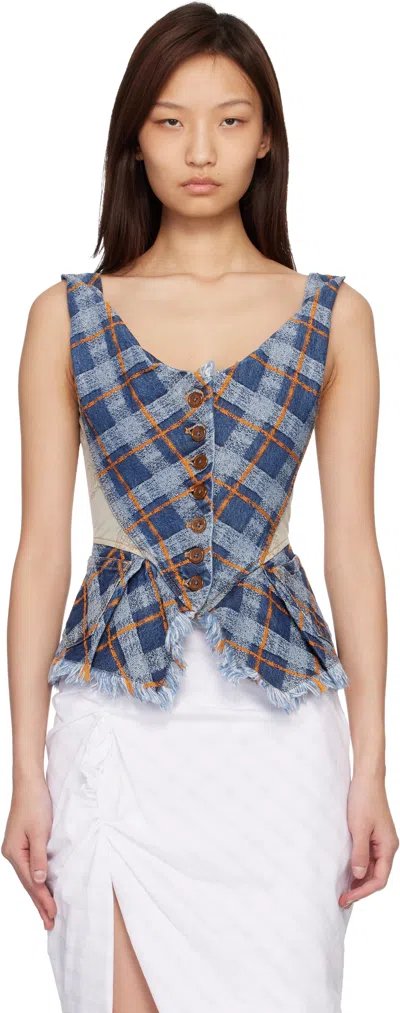 Vivienne Westwood Monday Vest In Blue