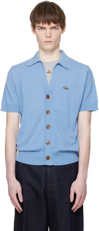 Vivienne Westwood Blue Polo Cardigan