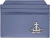 Vivienne Westwood Blue Slim Card Holder In K404 Blue