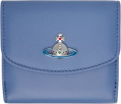 Vivienne Westwood Blue Small Wallet In Ss25-k404