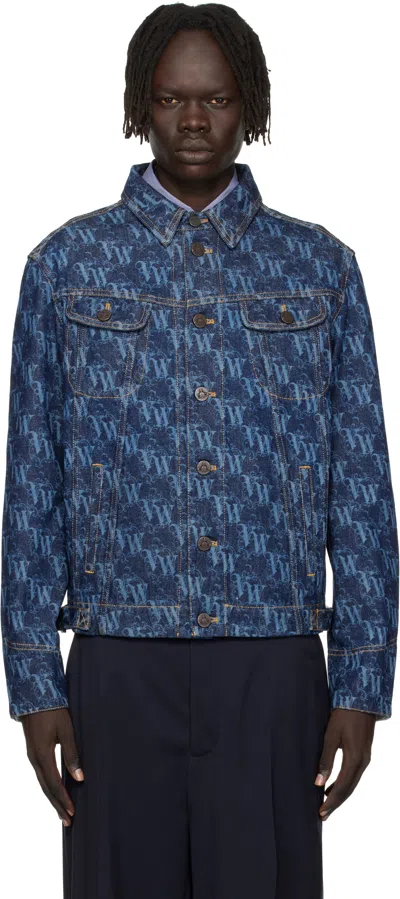 VIVIENNE WESTWOOD BLUE STORMRIDER DENIM JACKET