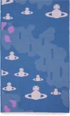 Vivienne Westwood Rectangular Scarf In Blue