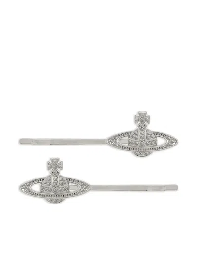 VIVIENNE WESTWOOD BOBBY HAIR PINS (SET OF TWO)