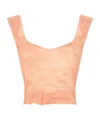 Vivienne Westwood Sole Bodice Top In Gold