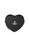 Vivienne Westwood Louise Heart-shaped Crossbody Bag In Black