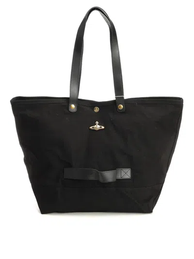 Vivienne Westwood Utility Shopper In Black