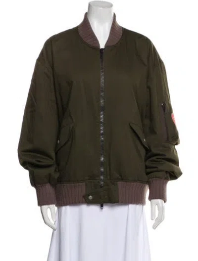Pre-owned Vivienne Westwood Bomber Jacket In Green