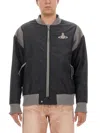 VIVIENNE WESTWOOD BOMBER JACKET WITH LOGO