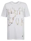 VIVIENNE WESTWOOD BONES N CHAIN CLASSIC T-SHIRT