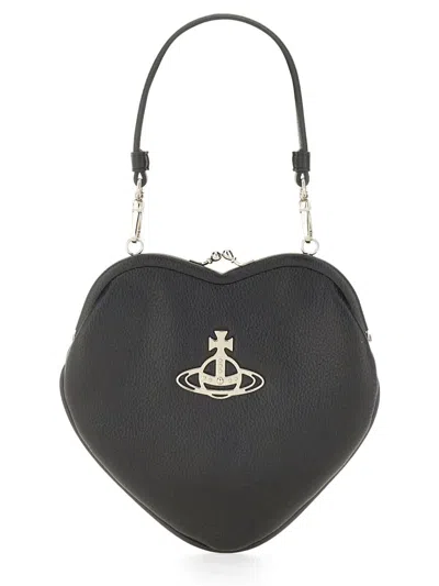 Vivienne Westwood Borsa "belle" Heart Frame In Black