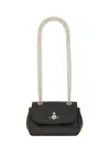Vivienne Westwood Borsa Con Catena Small In Black