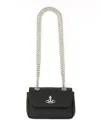 Vivienne Westwood Borsa Con Catena Small In Black
