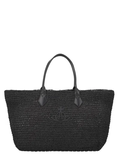 Vivienne Westwood Borsa Tote "alana" In Black