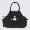 VIVIENNE WESTWOOD VIVIENNE WESTWOOD BLACK MINI YASMINE TOP HANDLE BAG