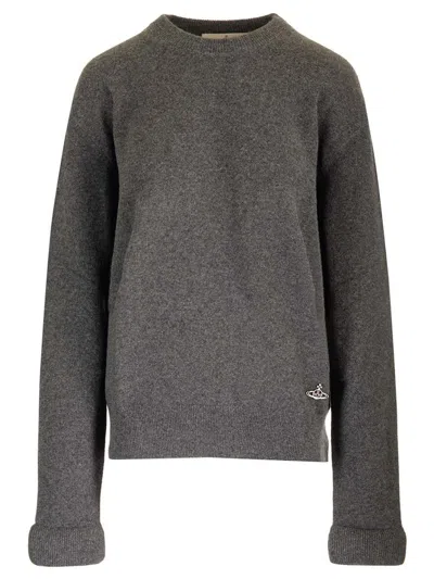 Vivienne Westwood Bouncer Knit Jumper In Black