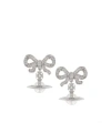 Vivienne Westwood Bow Earrings In Gray